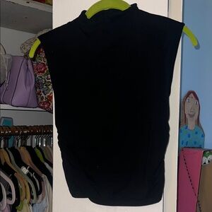 Abercrombie & Fitch Black Tank Top